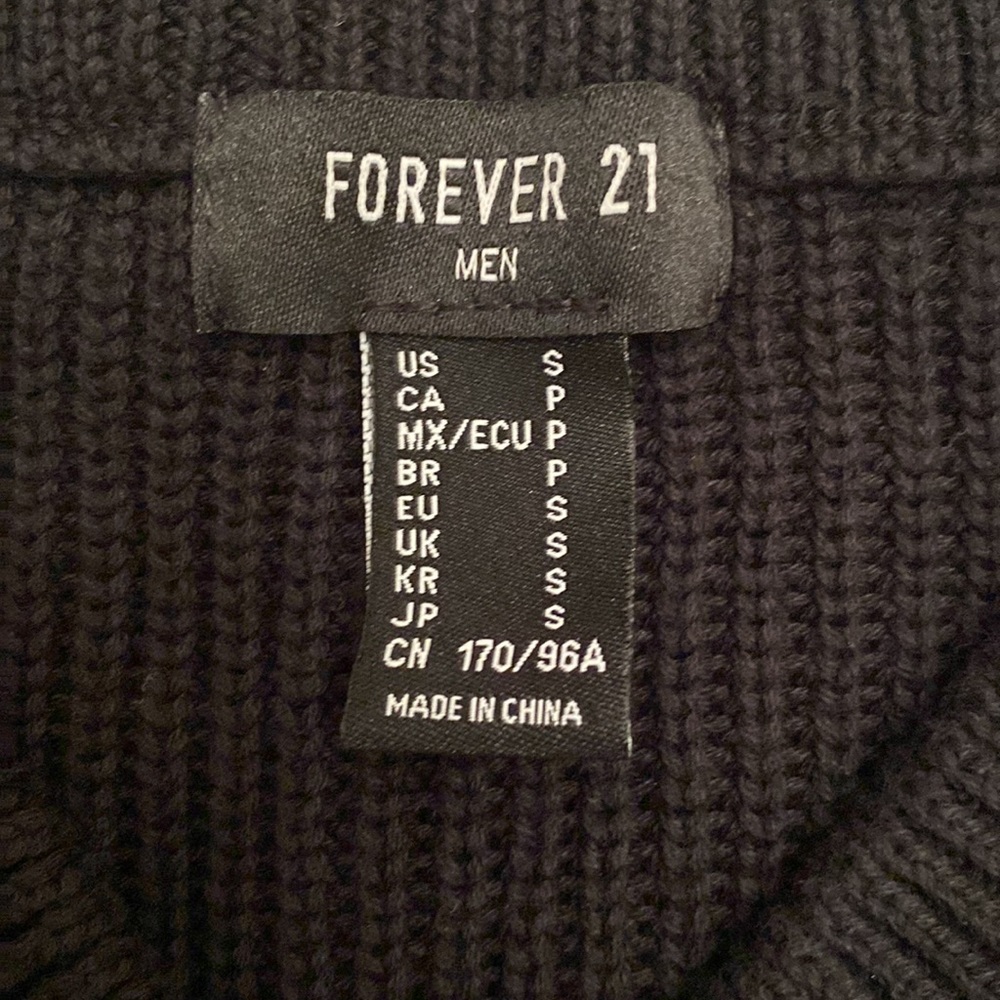 Forever 21 Contrast-Hem Sweater Vest Size S - Picture 4 of 9